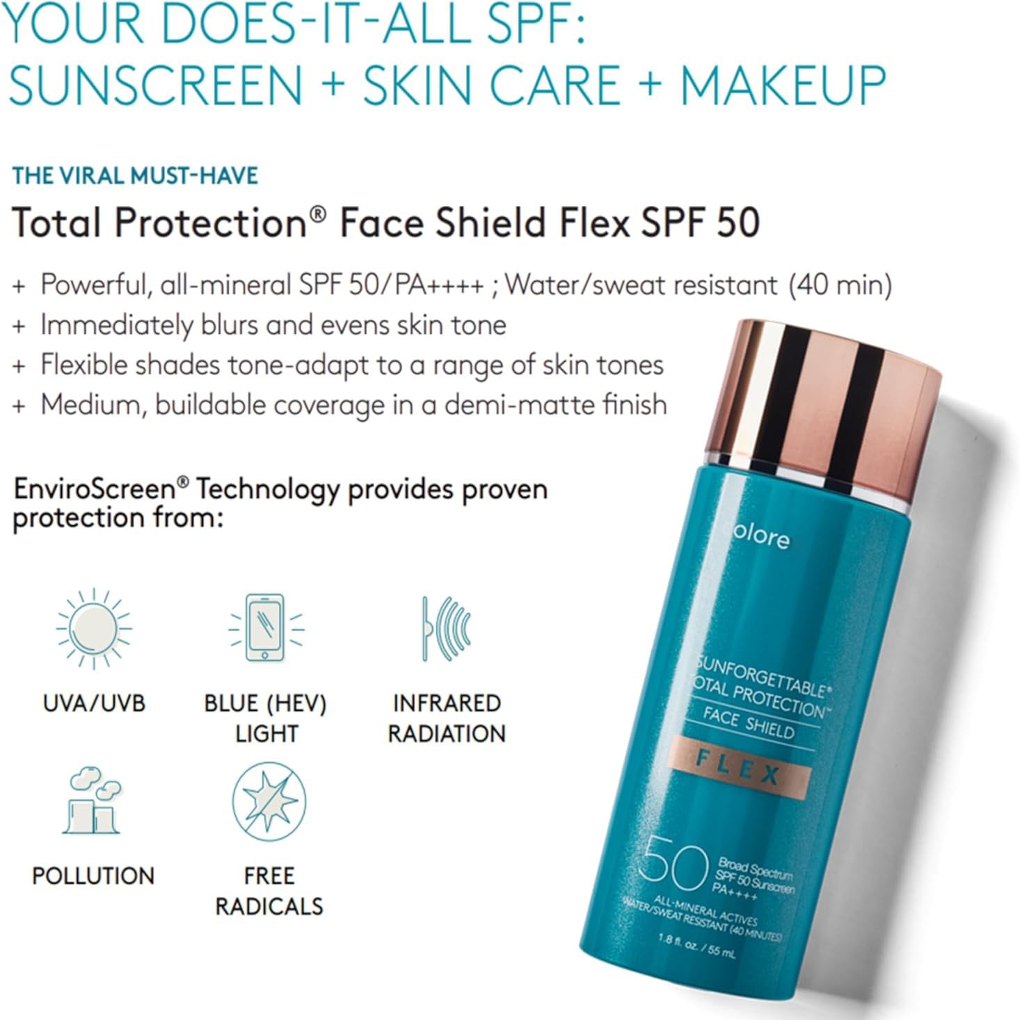 Tinted Mineral Sunscreen | Lightweight SPF Protection