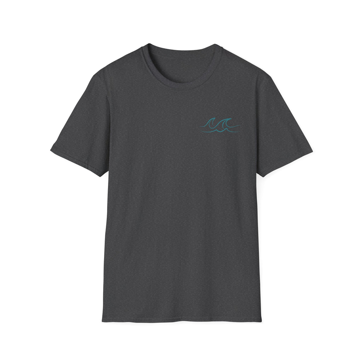 Happiness Comes in Waves T-Shirt- Colorful Lake & Beach Graphic Tee