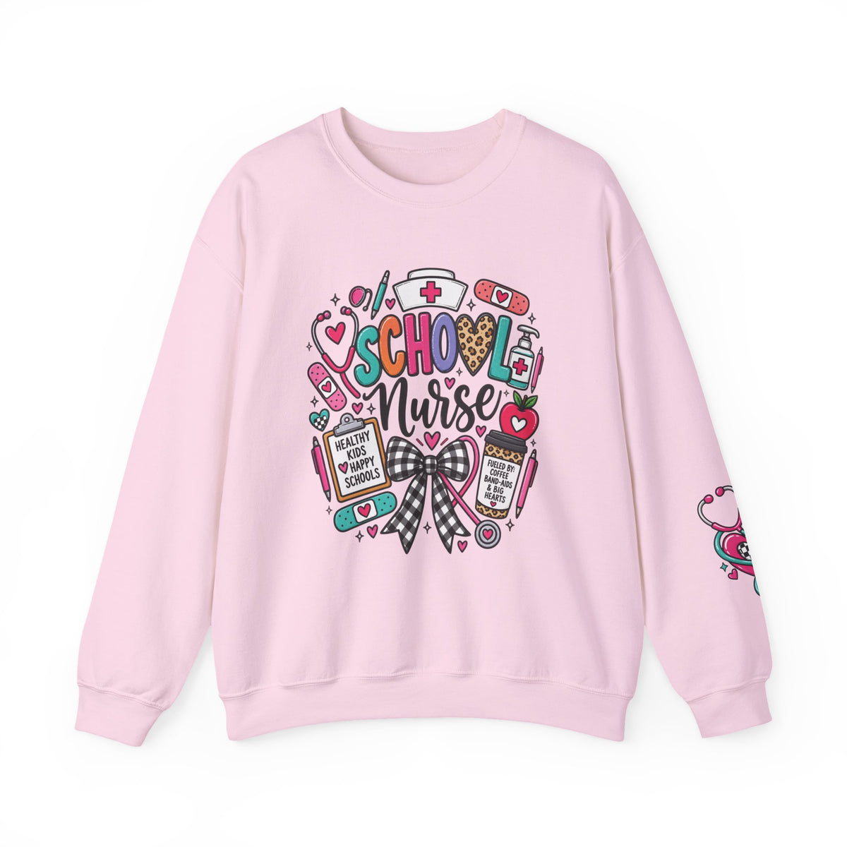 School Nurse Crewneck Sweatshirt/Nurse Appreciation gift/Listen Care Support