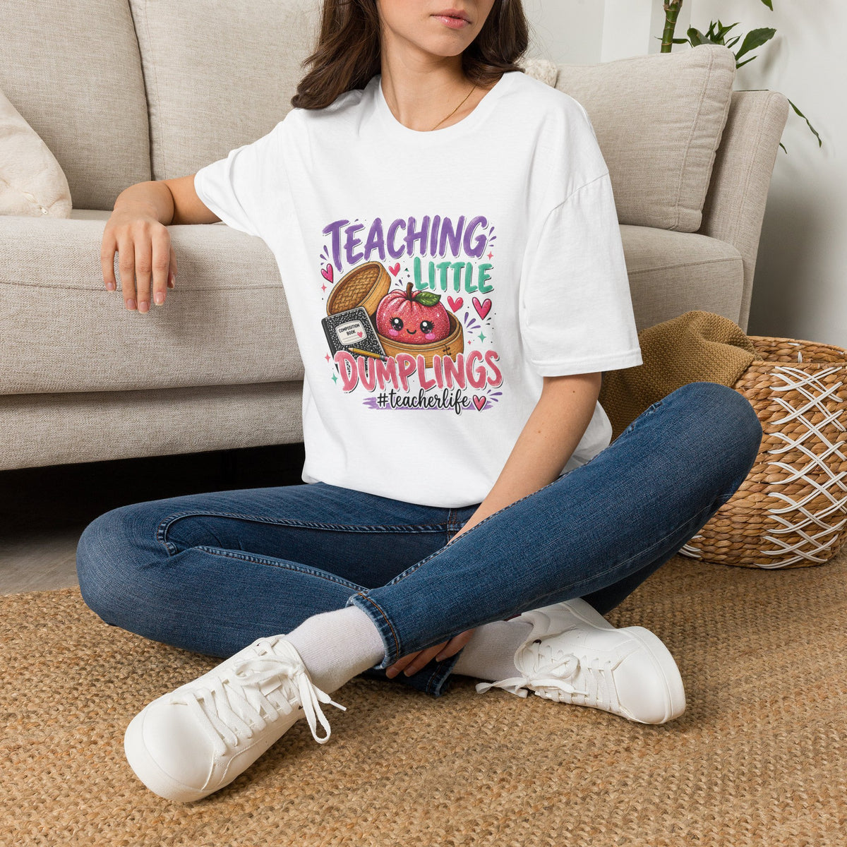 Teaching Little Dumplings Teacher T-Shirt/Cute Classroom Tee