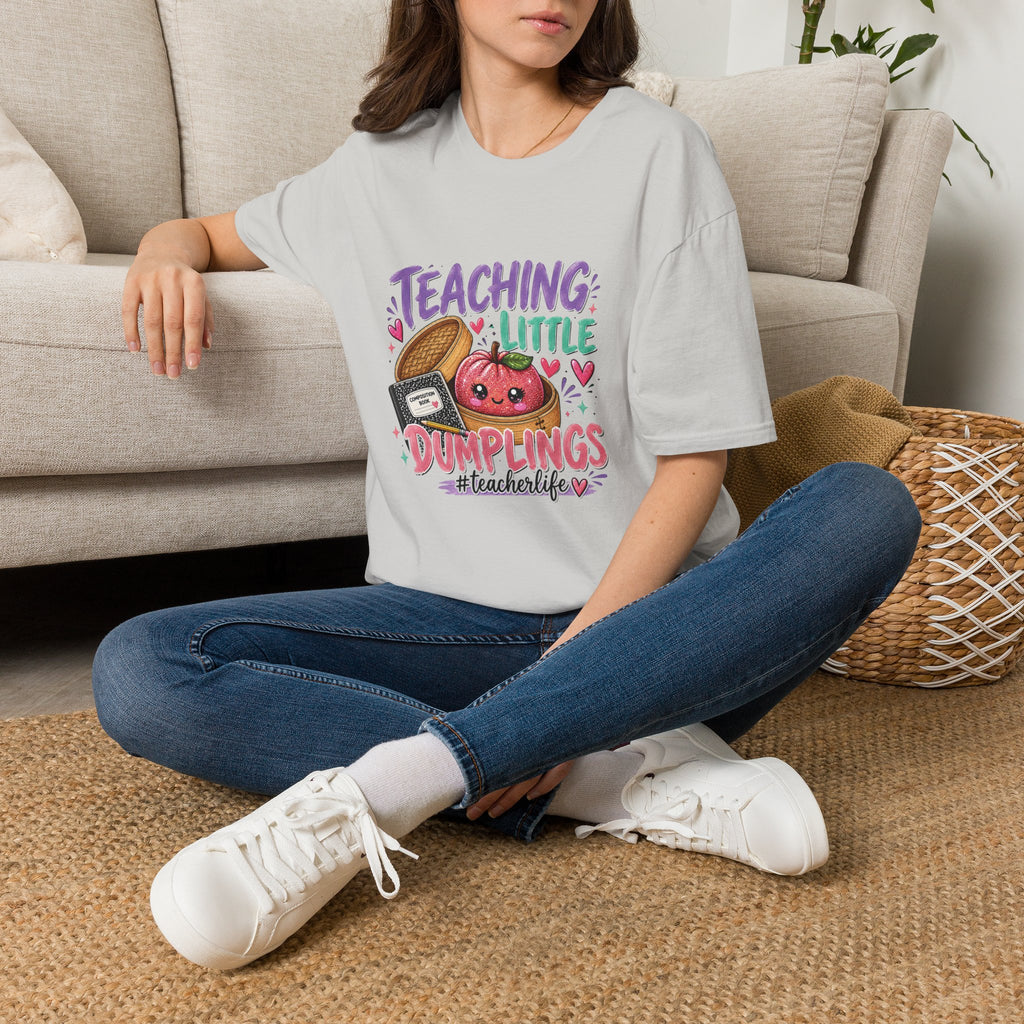 Teaching Little Dumplings Teacher T-Shirt/Cute Classroom Tee
