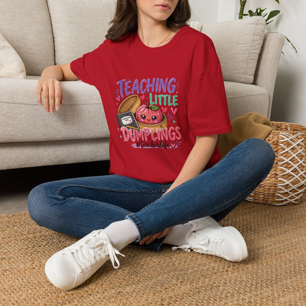 Teaching Little Dumplings Teacher T-Shirt/Cute Classroom Tee
