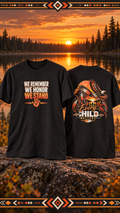 Every Child Matters T-Shirt — We Remember We Honor We Stand Indigenous Awareness Tee