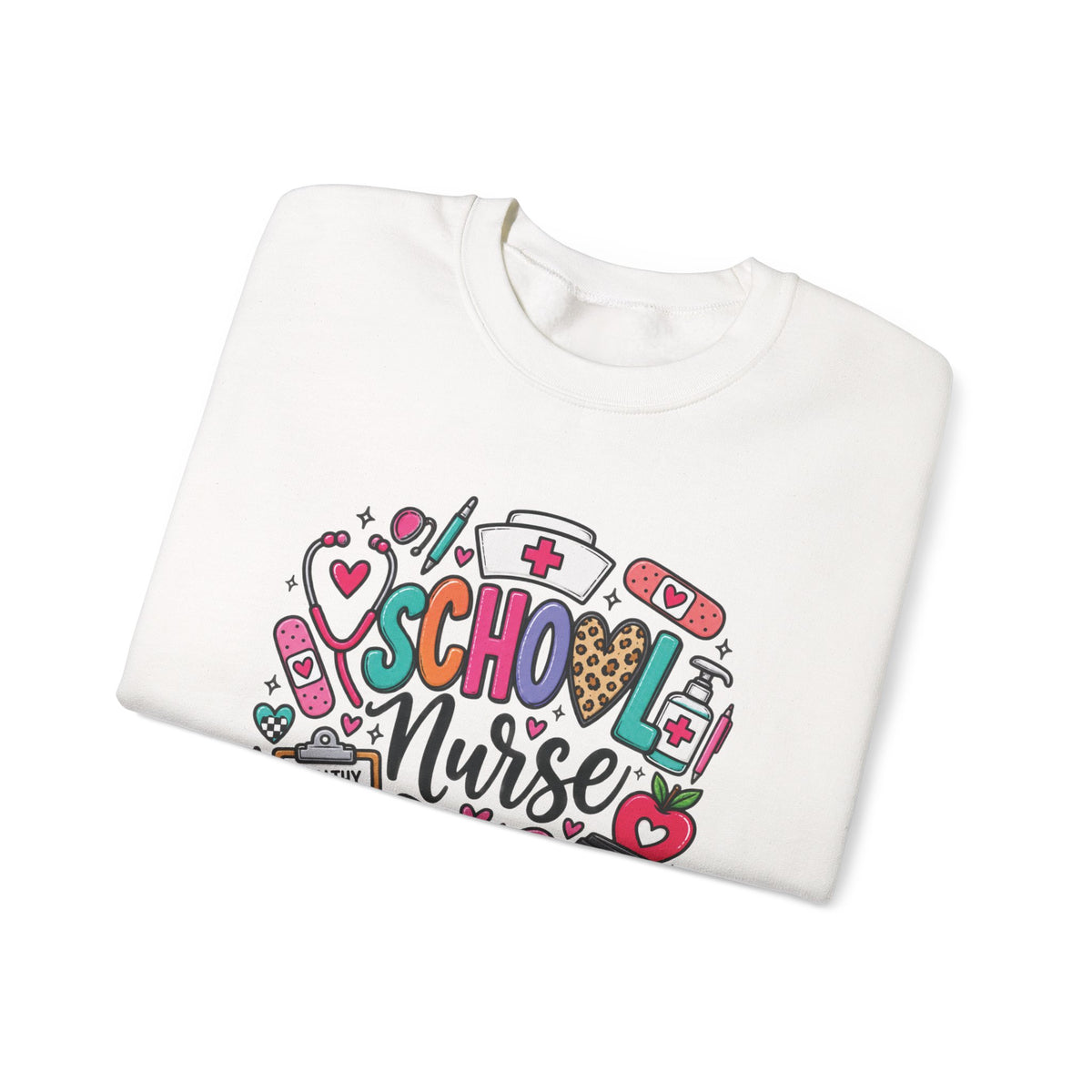 School Nurse Crewneck Sweatshirt/Nurse Appreciation gift/Listen Care Support