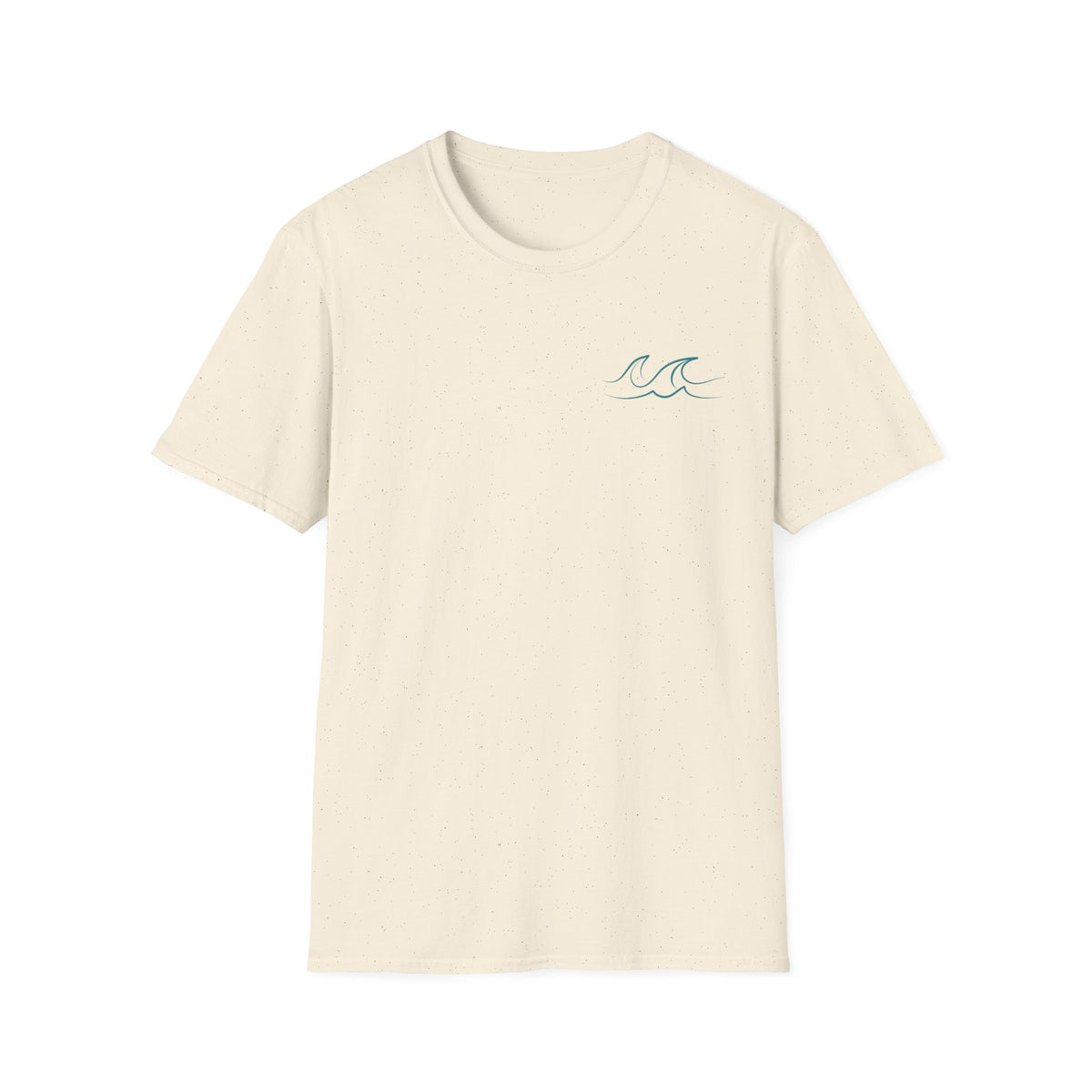 Happiness Comes in Waves T-Shirt- Colorful Lake & Beach Graphic Tee