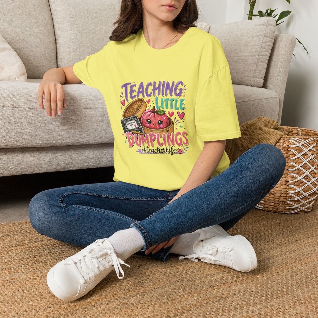 Teaching Little Dumplings Teacher T-Shirt/Cute Classroom Tee