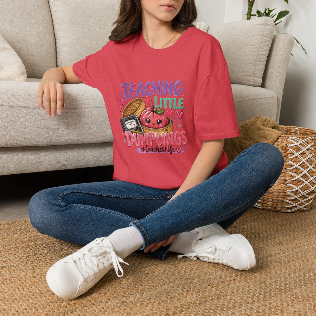Teaching Little Dumplings Teacher T-Shirt/Cute Classroom Tee