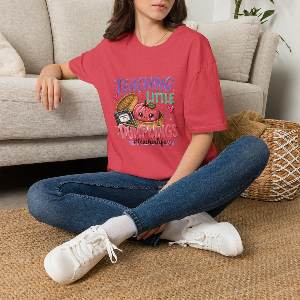 Teaching Little Dumplings Teacher T-Shirt/Cute Classroom Tee