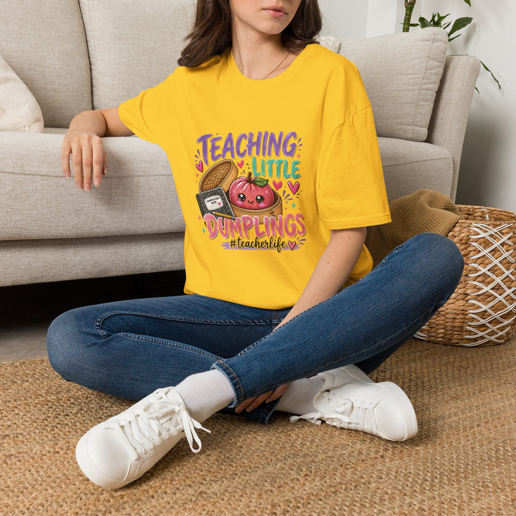 Teaching Little Dumplings Teacher T-Shirt/Cute Classroom Tee